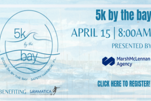 Promotional banner for 5k by the Bay run in Safety Harbor, Florida.