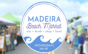 Promotional banner for Madeira Beach Market in Florida.